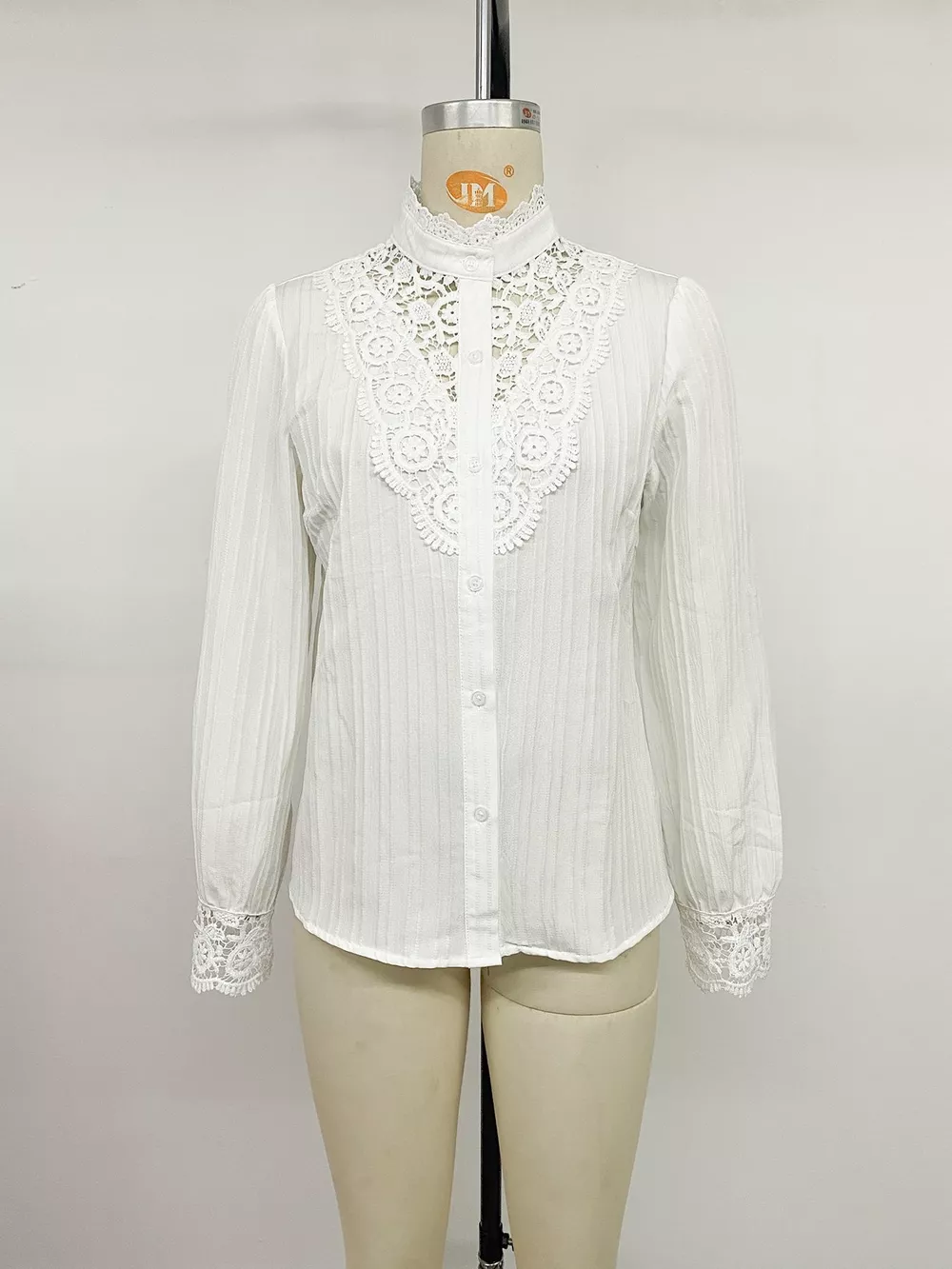 Lace Detail Long Sleeve Shirt, image 11