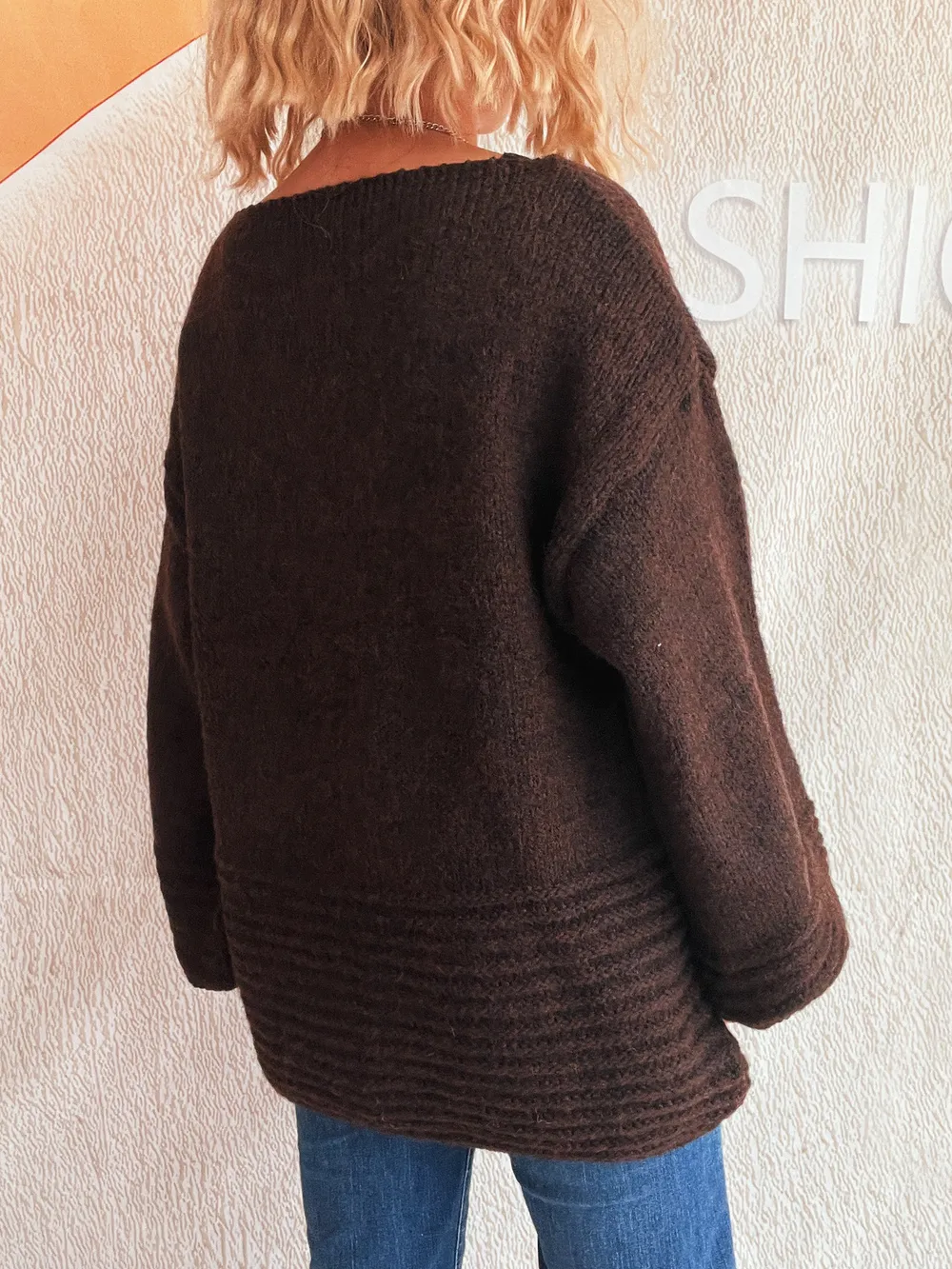 Relaxed Fit Round Neck Sweater, image 12
