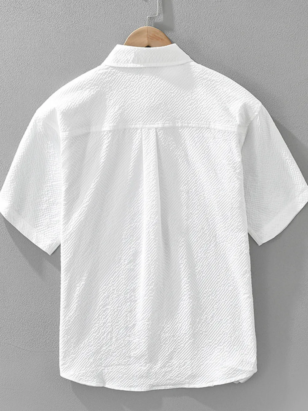Men's Plus Size Button Up Short Sleeve Shirt, image 5