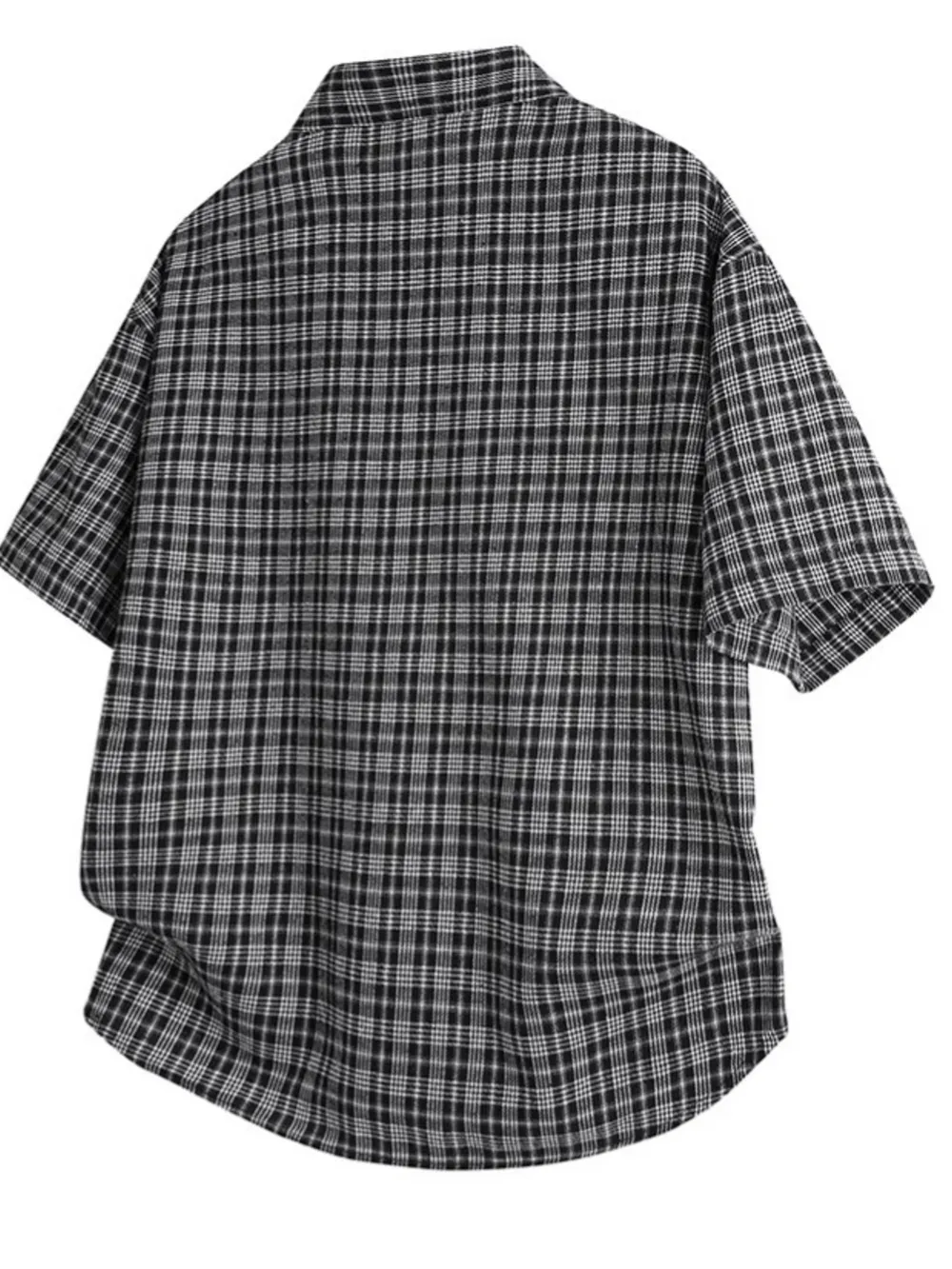 Men's Plus Size Plaid Short Sleeve Shirt, image 6