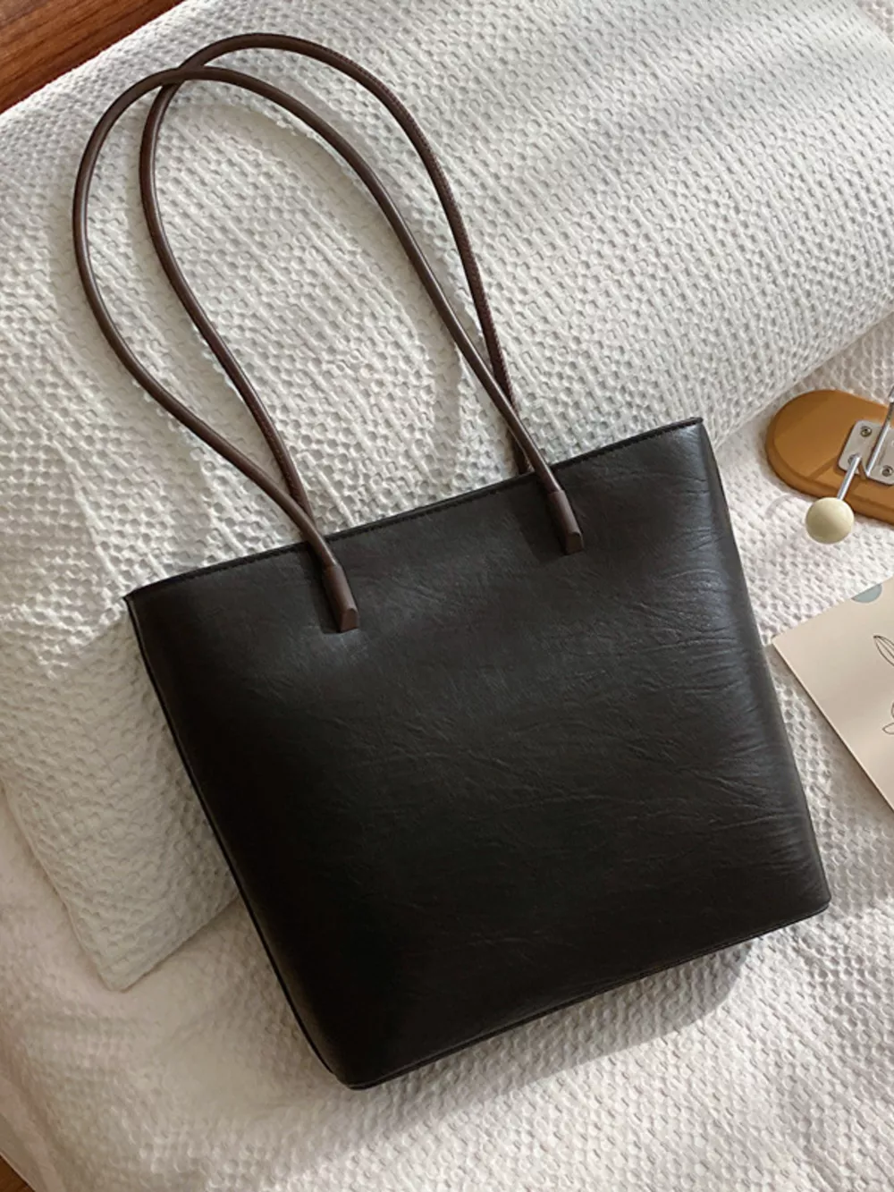 PU Leather Tote Bag, image 2