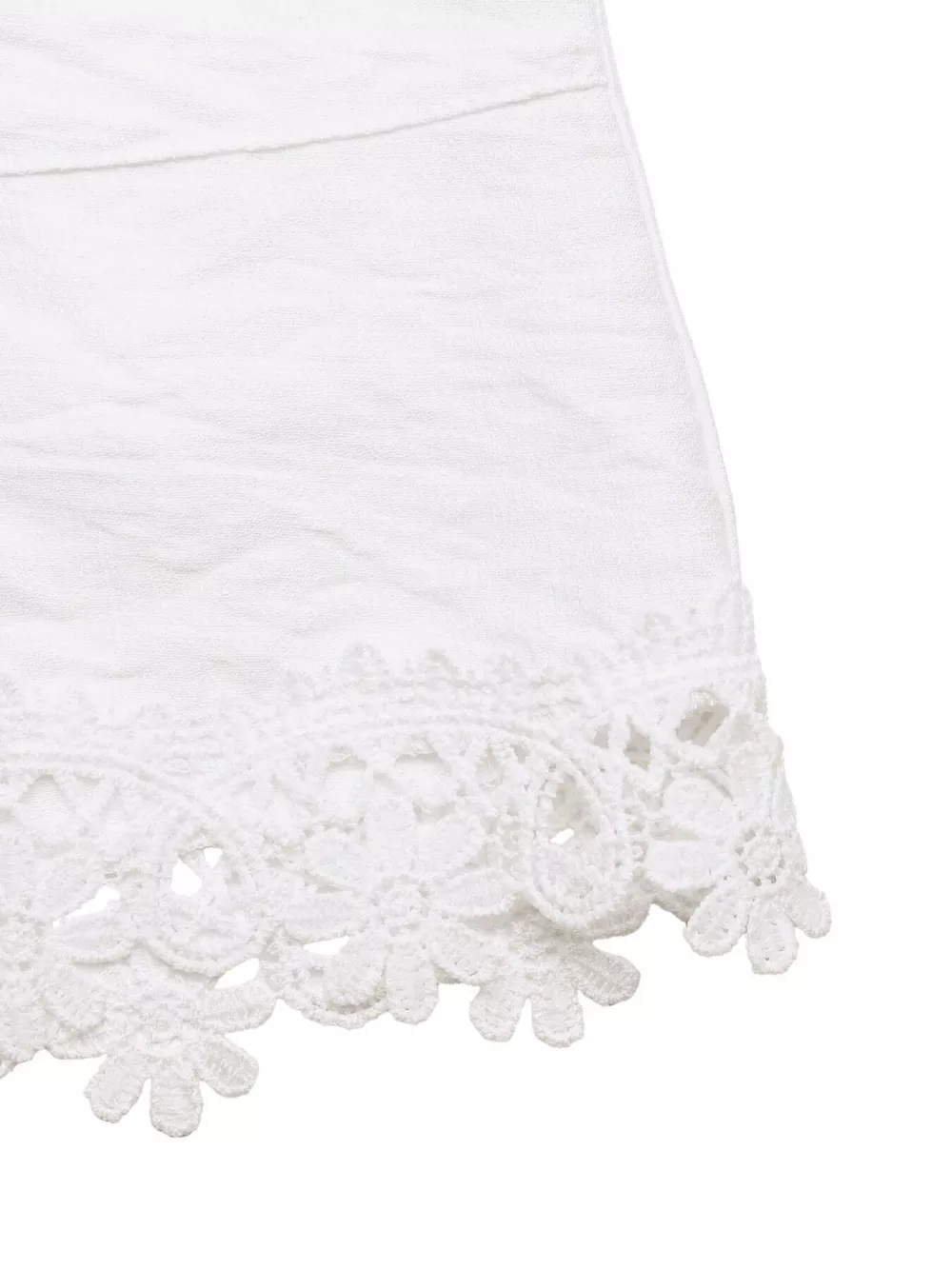 Lace Trim Drawstring Waist Shorts, image 5