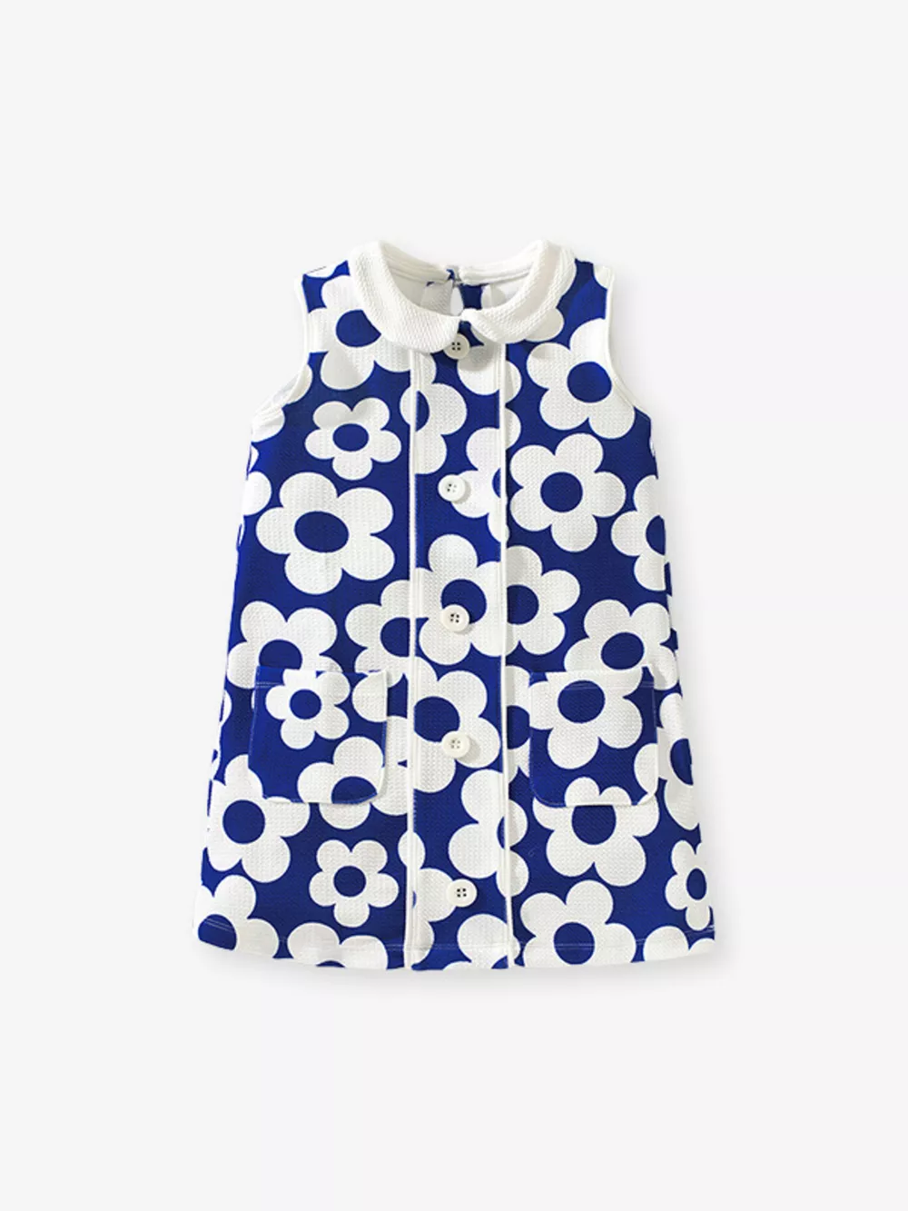 Children's Floral Print Sleeveless Dress, image 5