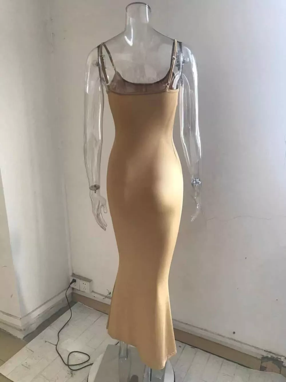 Spaghetti Strap Bodycon Maxi Dress, image 10