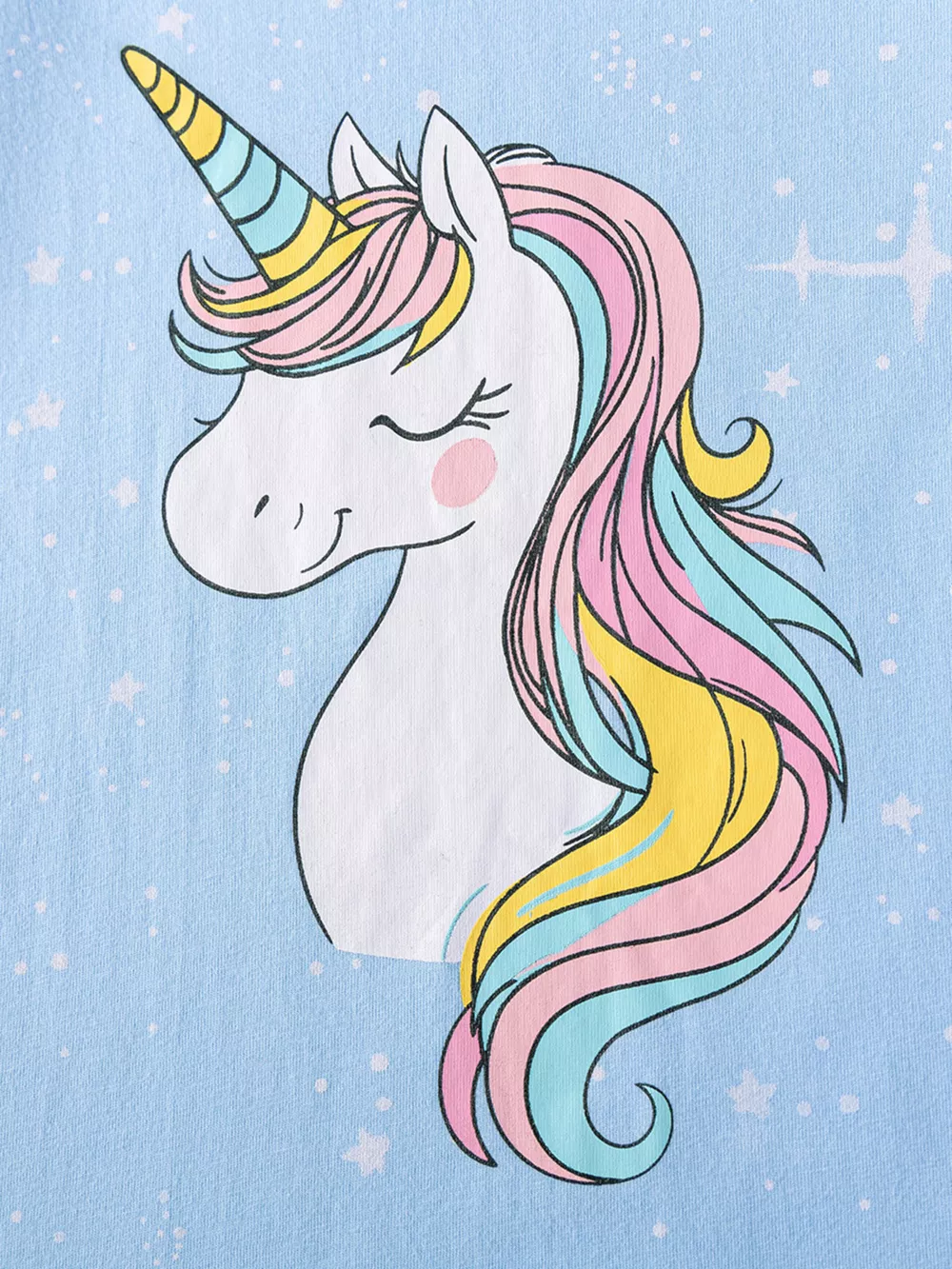 Children's Unicorn Ruffle Sleeve Casual Dress, image 4