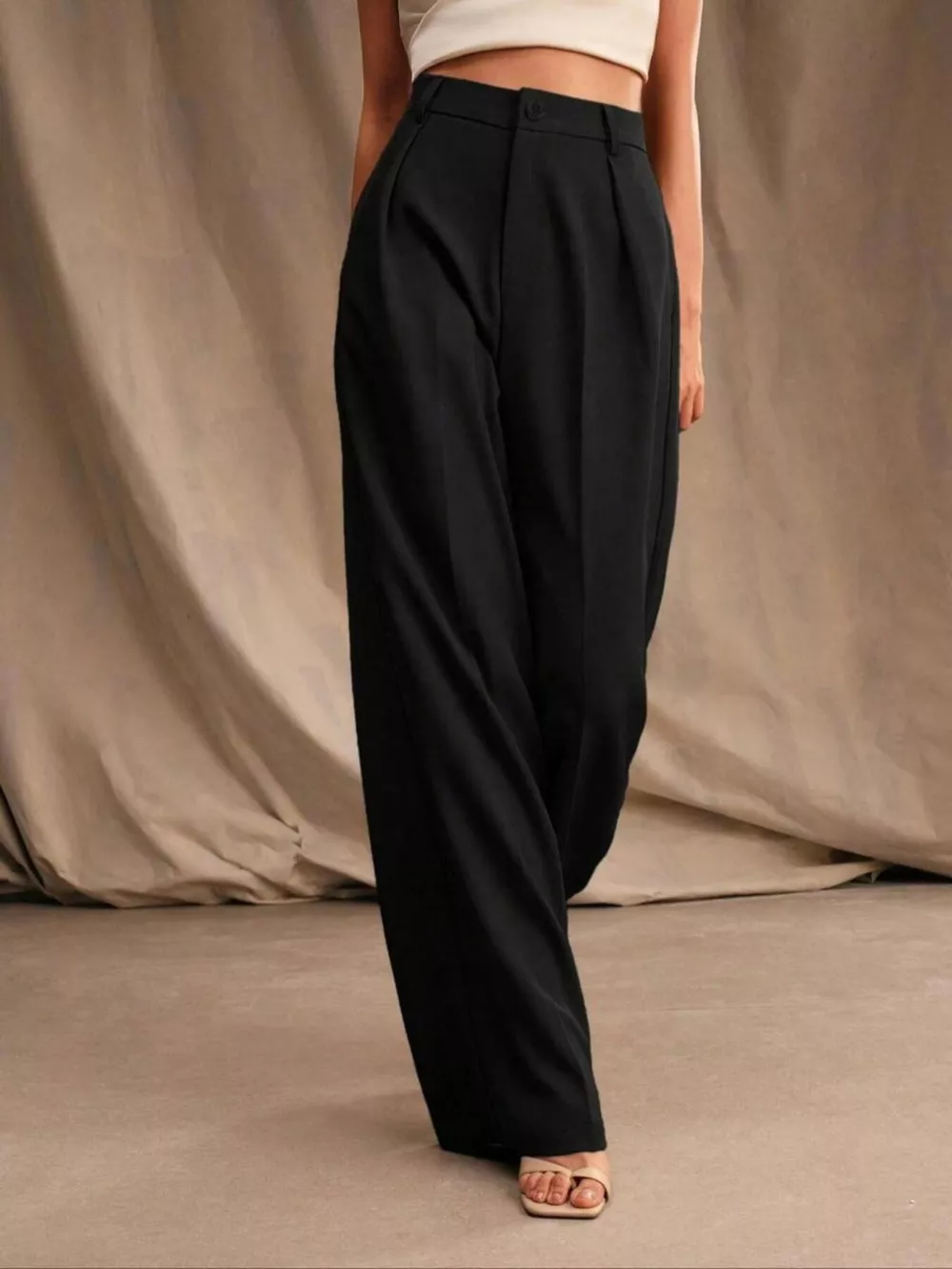 High-Waisted Wide-Leg Pants, image 2