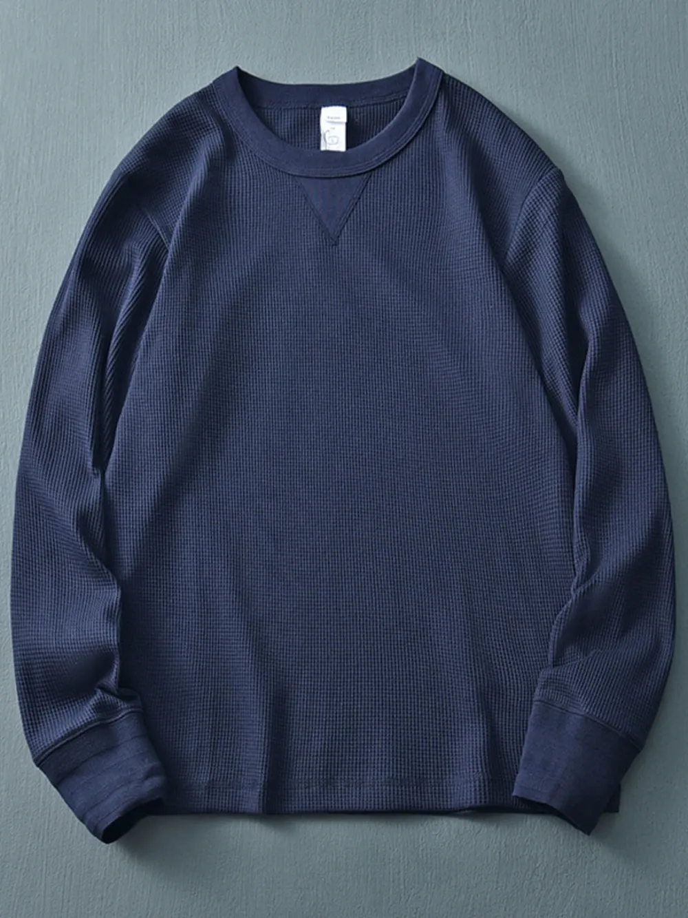 Men's Plus Size Round Neck Long Sleeve T-Shirt, image 5