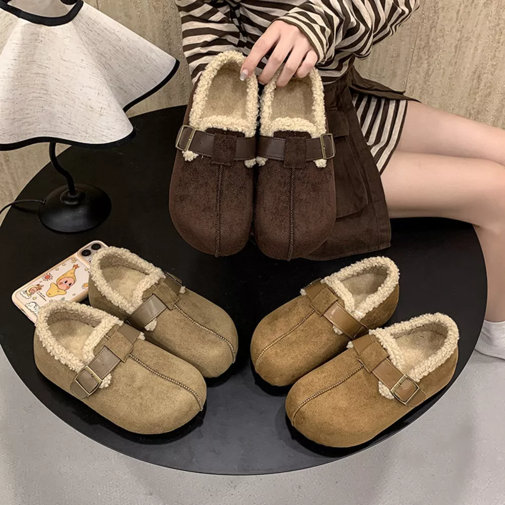 Round Toe Platform Slip-Ons, image 2