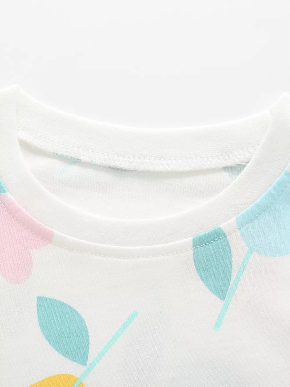 Children's Floral Print Tee and Shorts Set, image 4