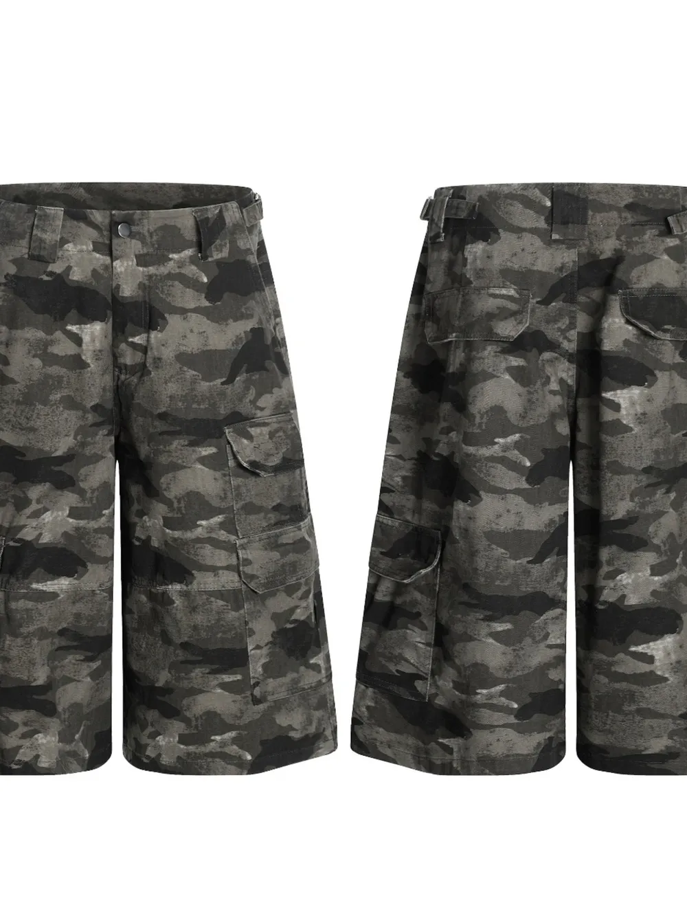 Men's Camo Cargo Shorts, image 4