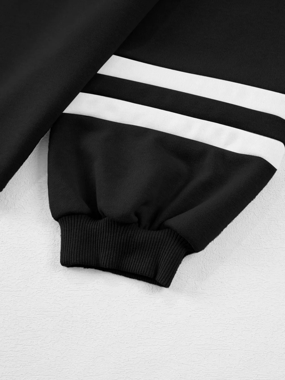 Contrast Trim Round Neck Top and Pants Set, image 21