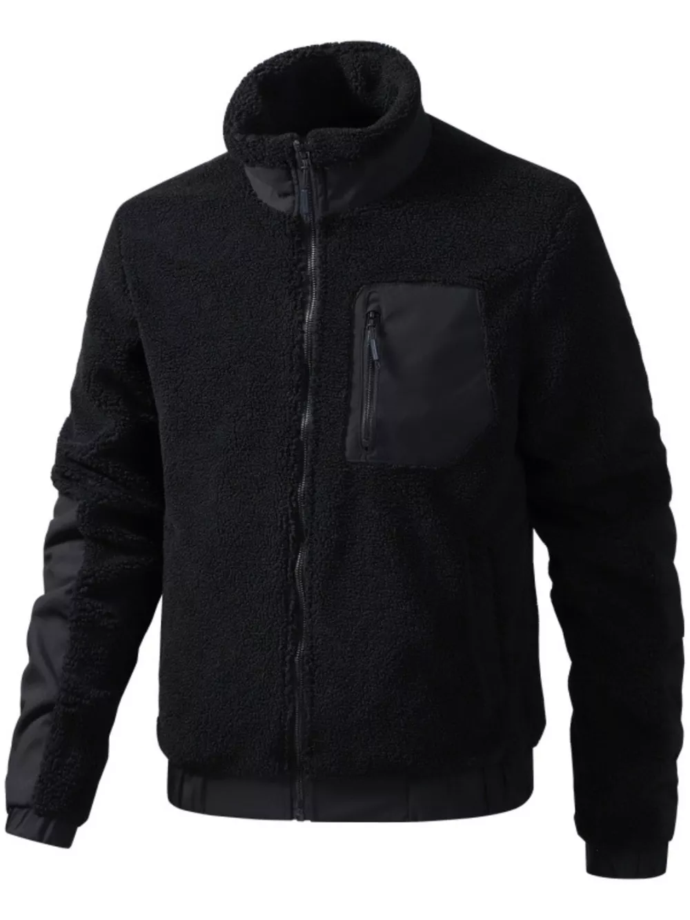 Men's Sherpa Fleece Zip-Up Jacket