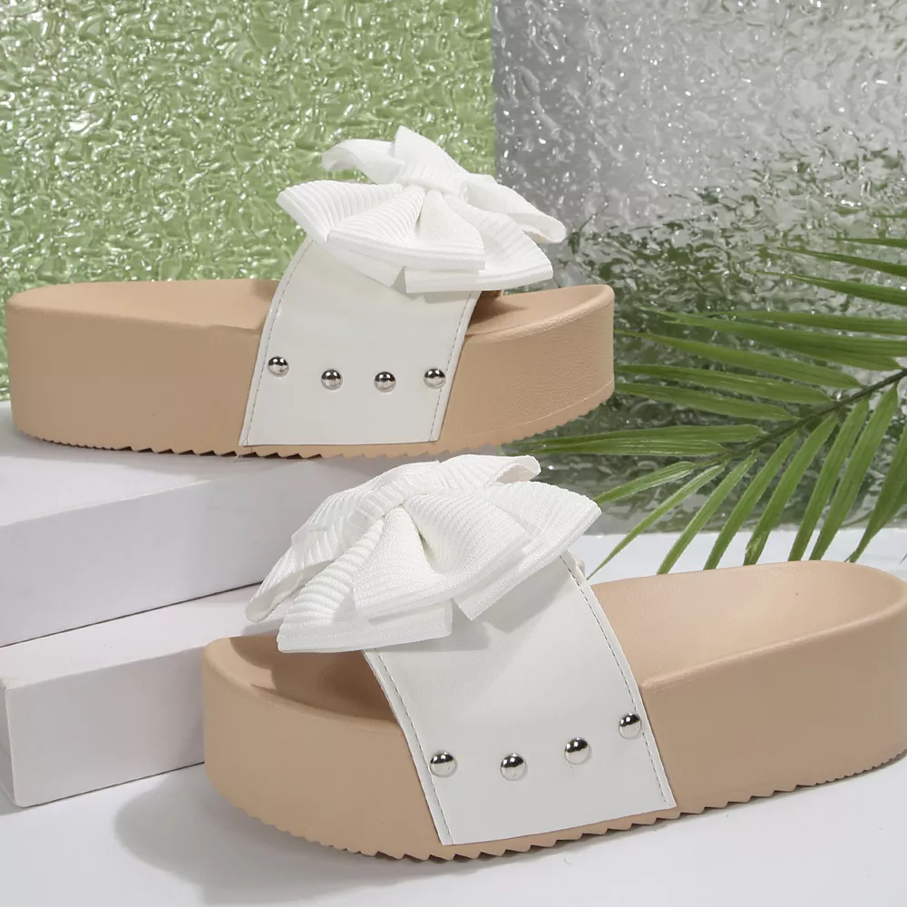Bow Decor Platform Sandals, image 17