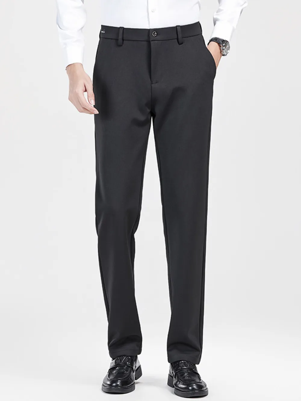 Men's Slim Fit Pants with Pockets