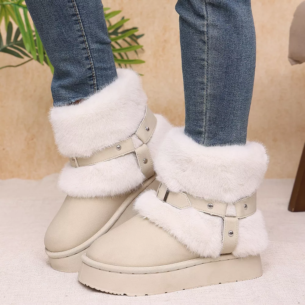 Round Toe Platform Boots, image 3
