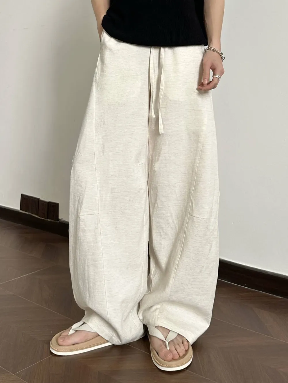 Men's Casual Wide Leg Pants, image 3