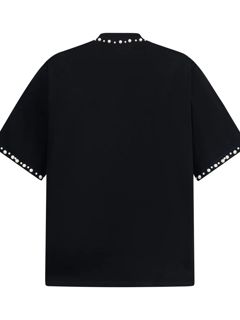 Men's Pearl Detail Round Neck T-Shirt, image 2