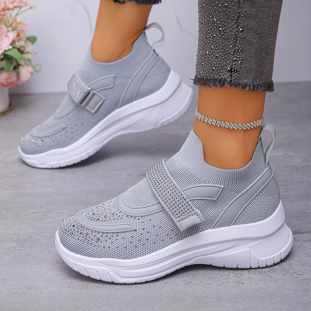 Round Toe Mesh Sneakers, image 5