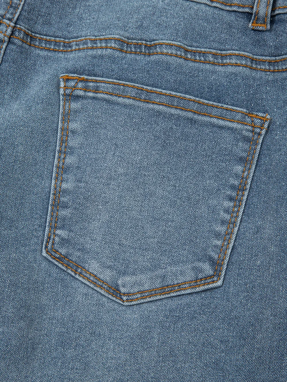 High-Waisted Flare Jeans with Seam Detail, image 10