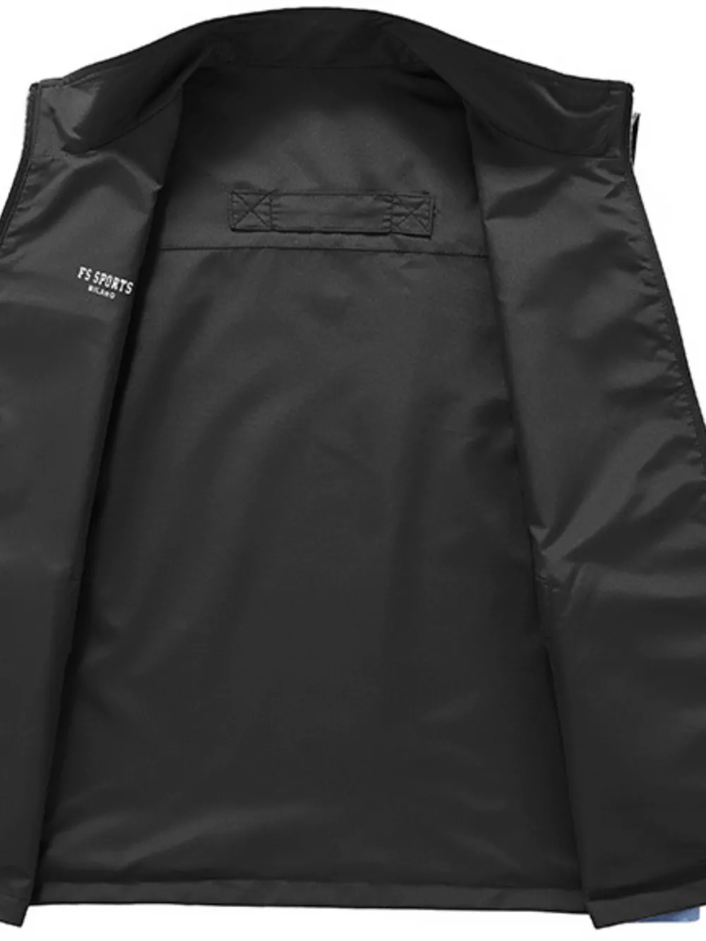 Men's Plus Size Zip Up Lightweight Vest, image 4