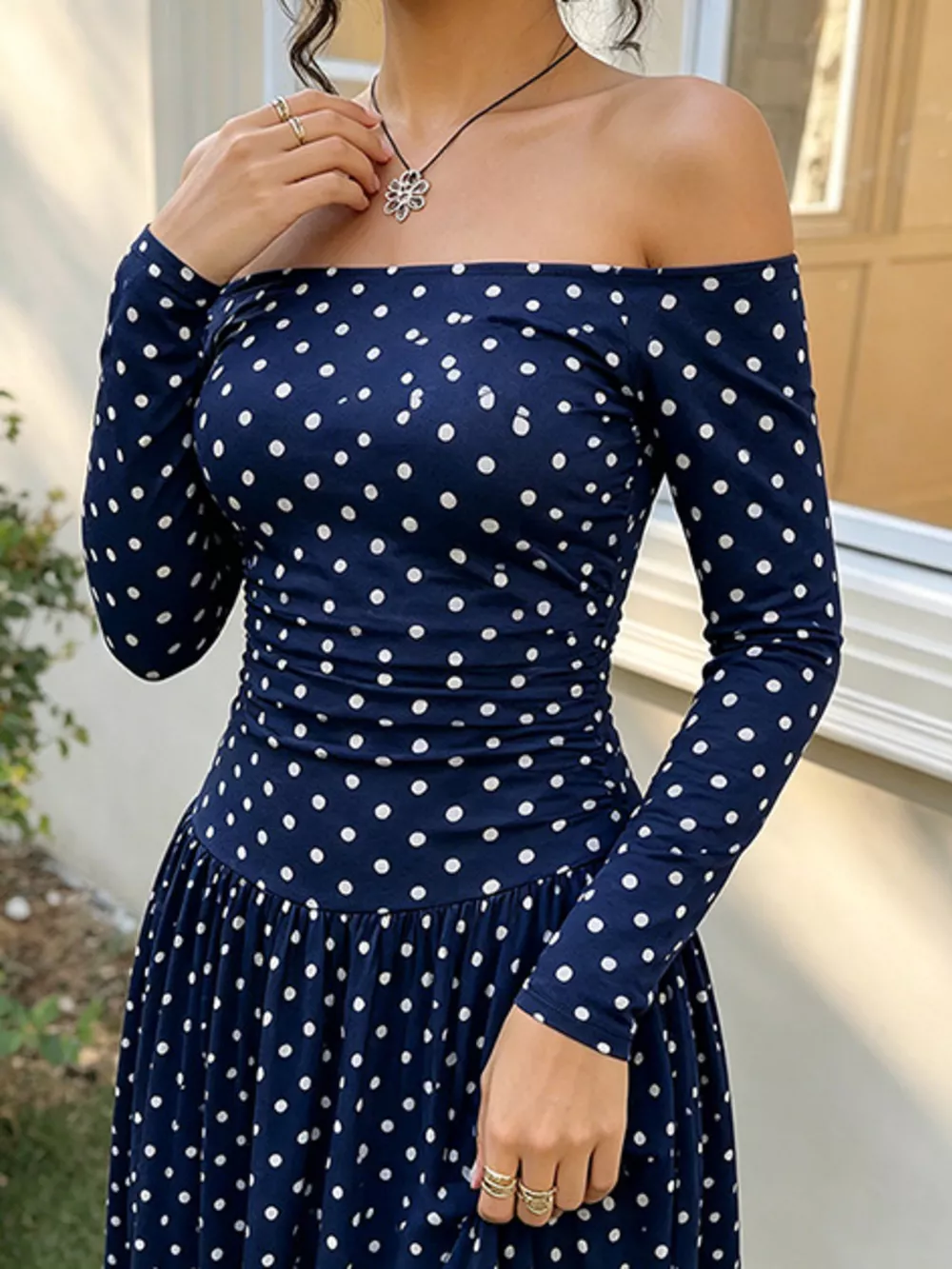 Off-the-Shoulder Maxi Dress, image 26