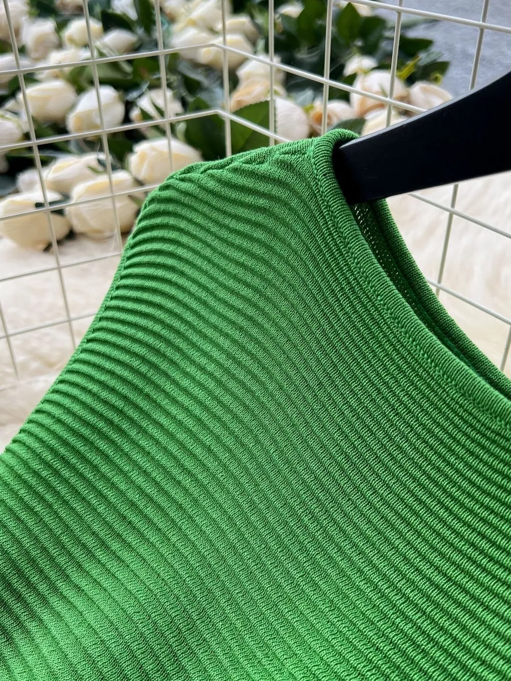 Sleeveless Textured Knit Dress, image 5