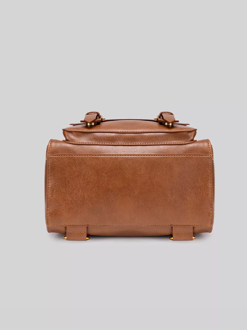 Vintage Style Leather Backpack Bag, image 9