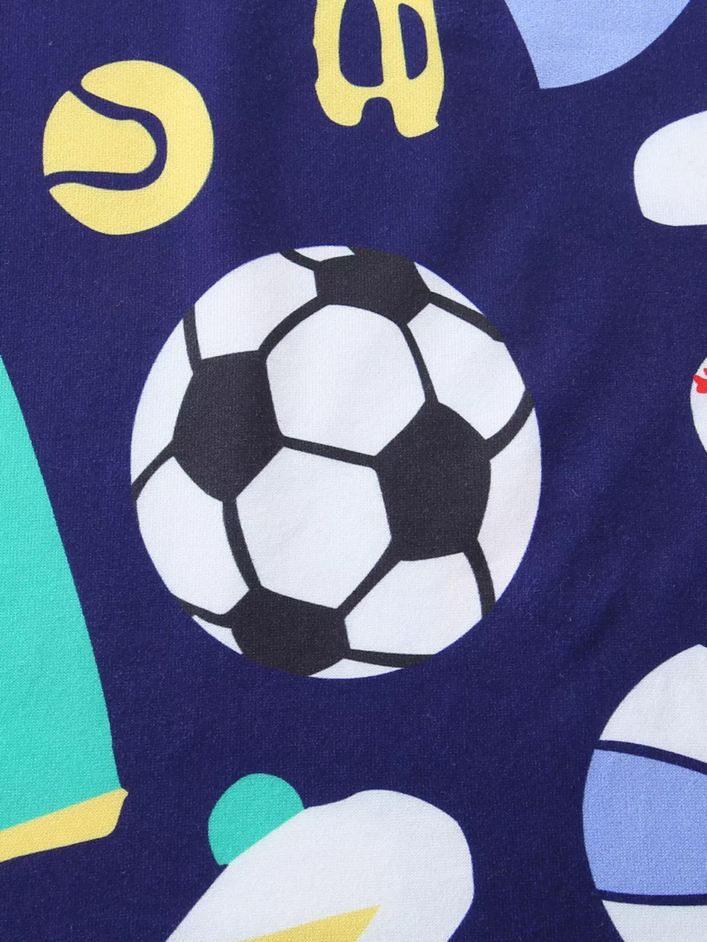 Children's Sporty Print Round Neck Tee and Shorts Set, image 4