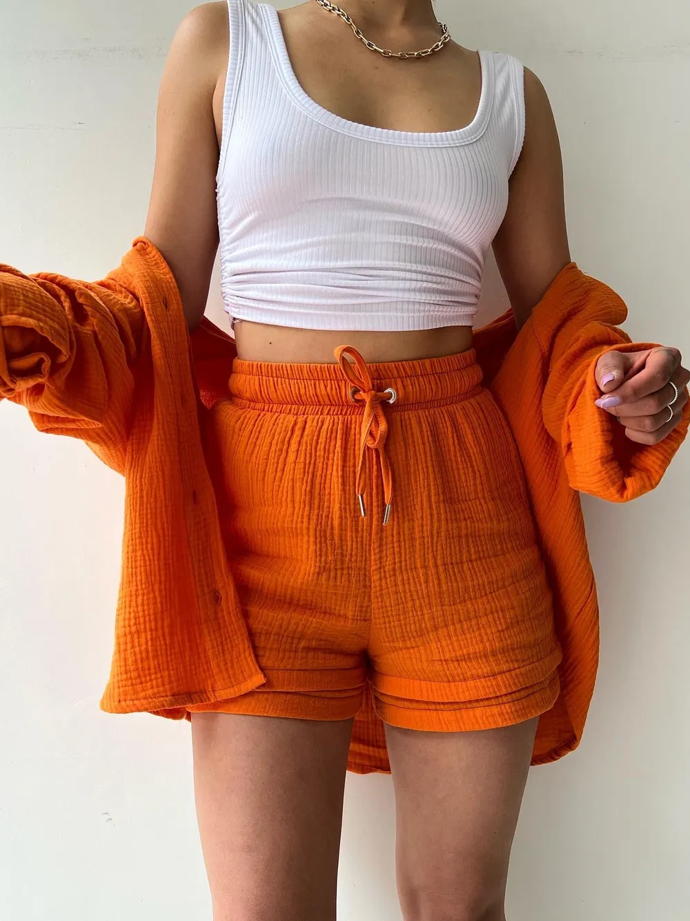 Button Up Shirt and Shorts Set, image 30