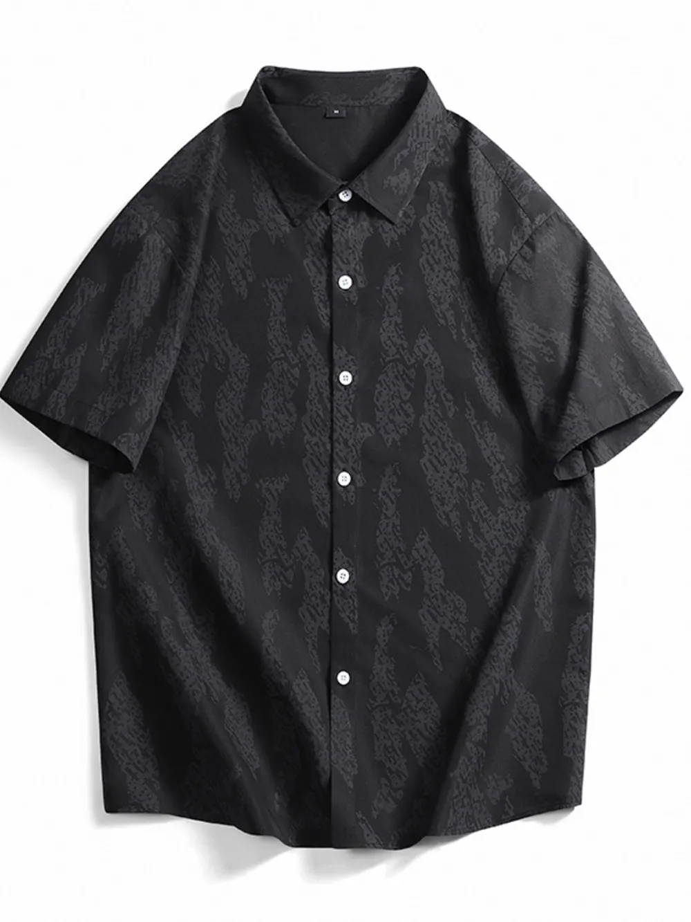 Men's Plus Size Casual Short Sleeve Shirt
