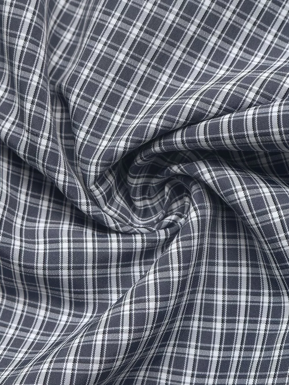 Gingham Button Up Shirt with Tie-Sleeve Detail, image 12