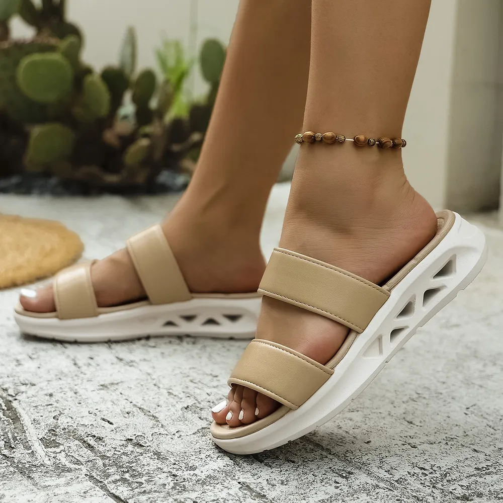 Dual-Strap Platform Sandals, image 3