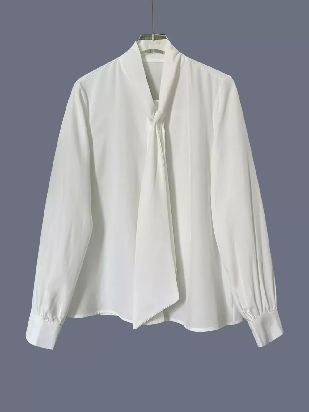 Tie-Neck Long Sleeve Blouse, image 8