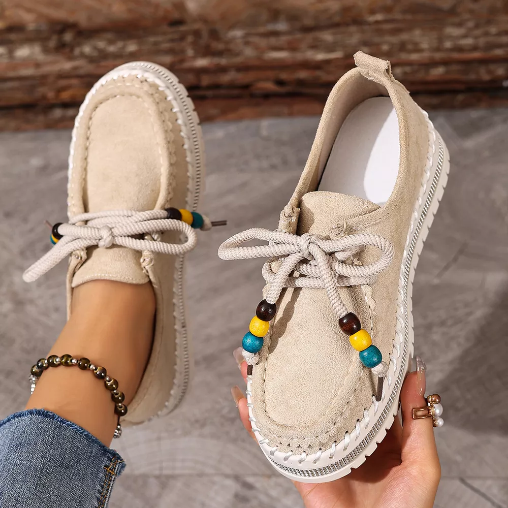 Round Toe Platform Loafers, image 8