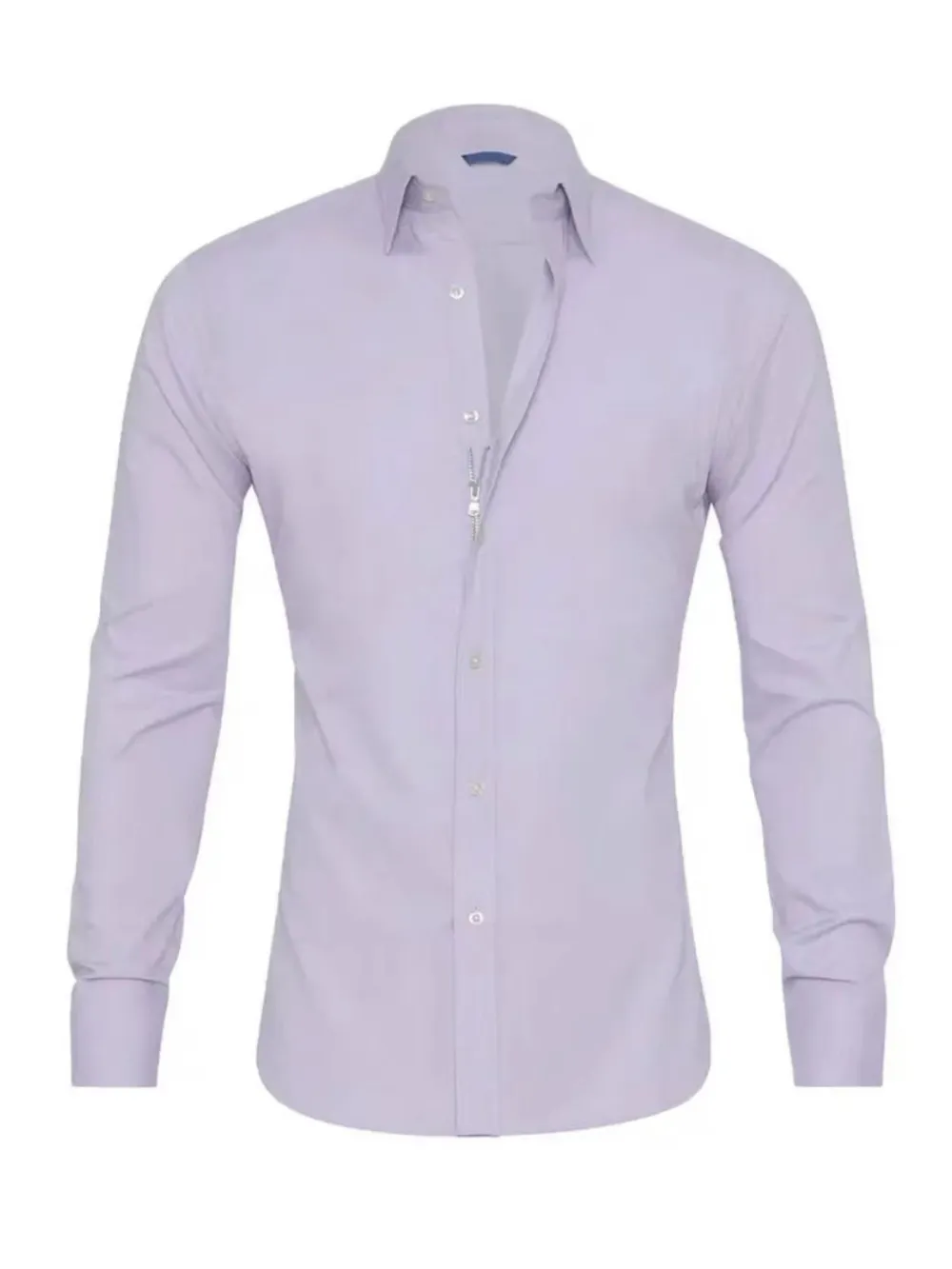 Men's Full Size Classic Button-Down Long Sleeve Business Shirt Plus Size, image 8