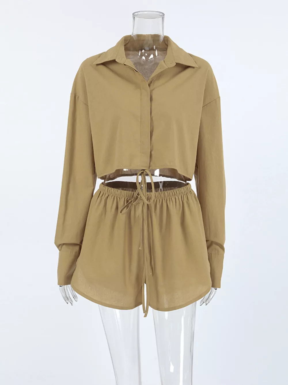 Long Sleeve Top and Shorts Set, image 9
