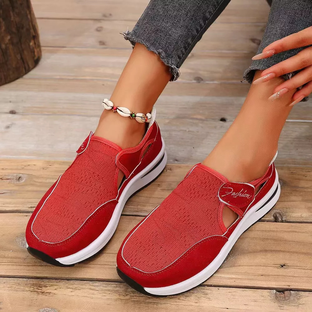 Breathable Mesh Velcro Shoes, image 9