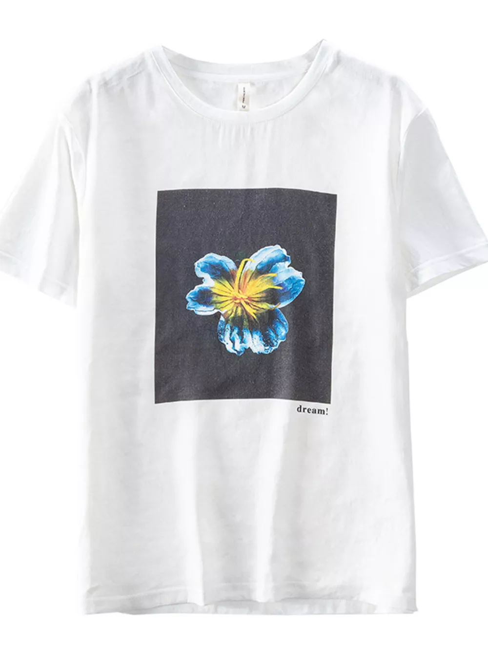 Men's Plus Size Floral Graphic Relaxed Fit T-Shirt, image 4