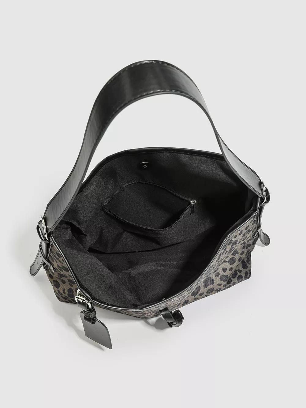 Leopard Hobo Shoulder Bag, image 7