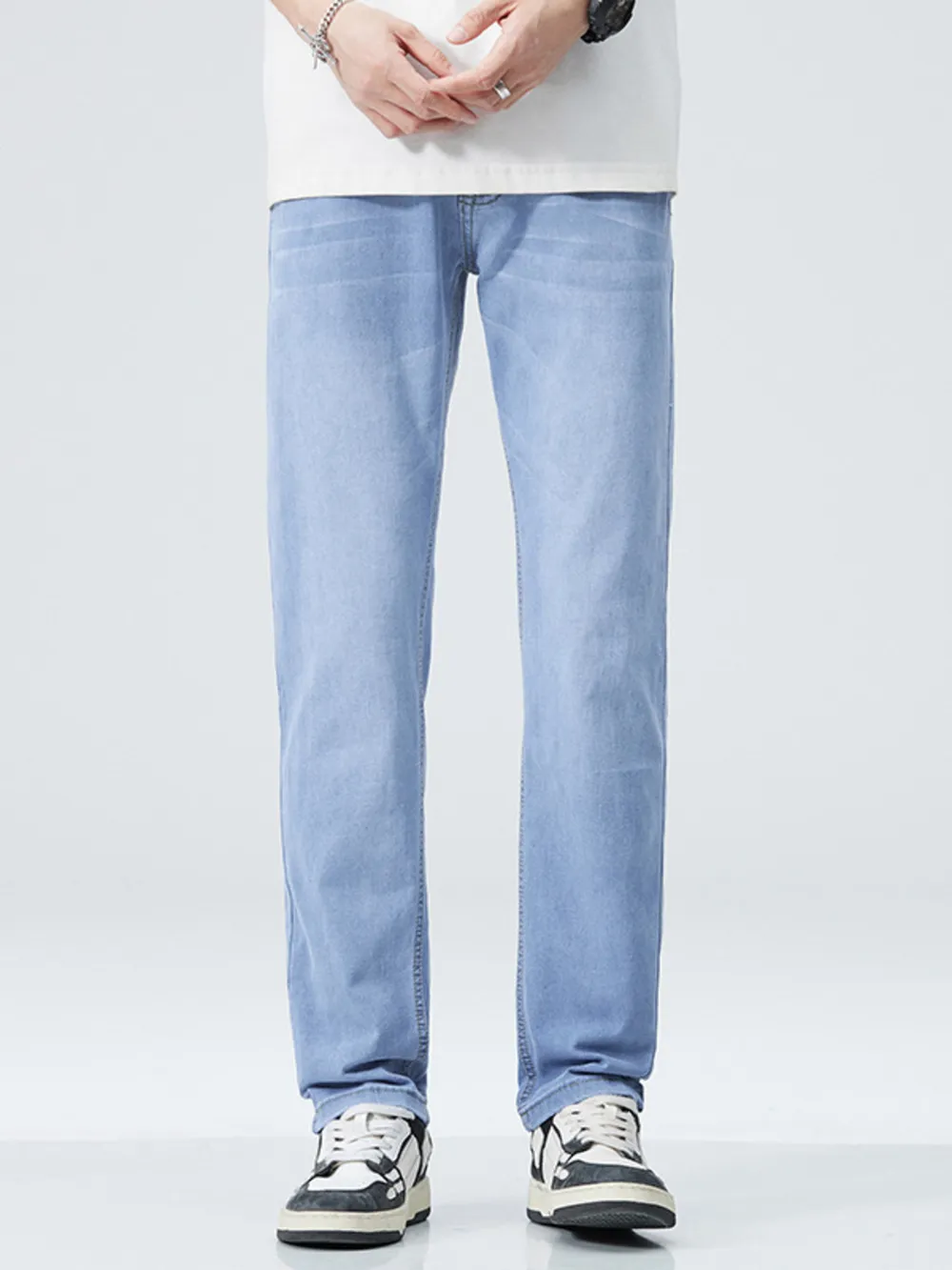 Men's Classic Straight Fit Jeans, image 2