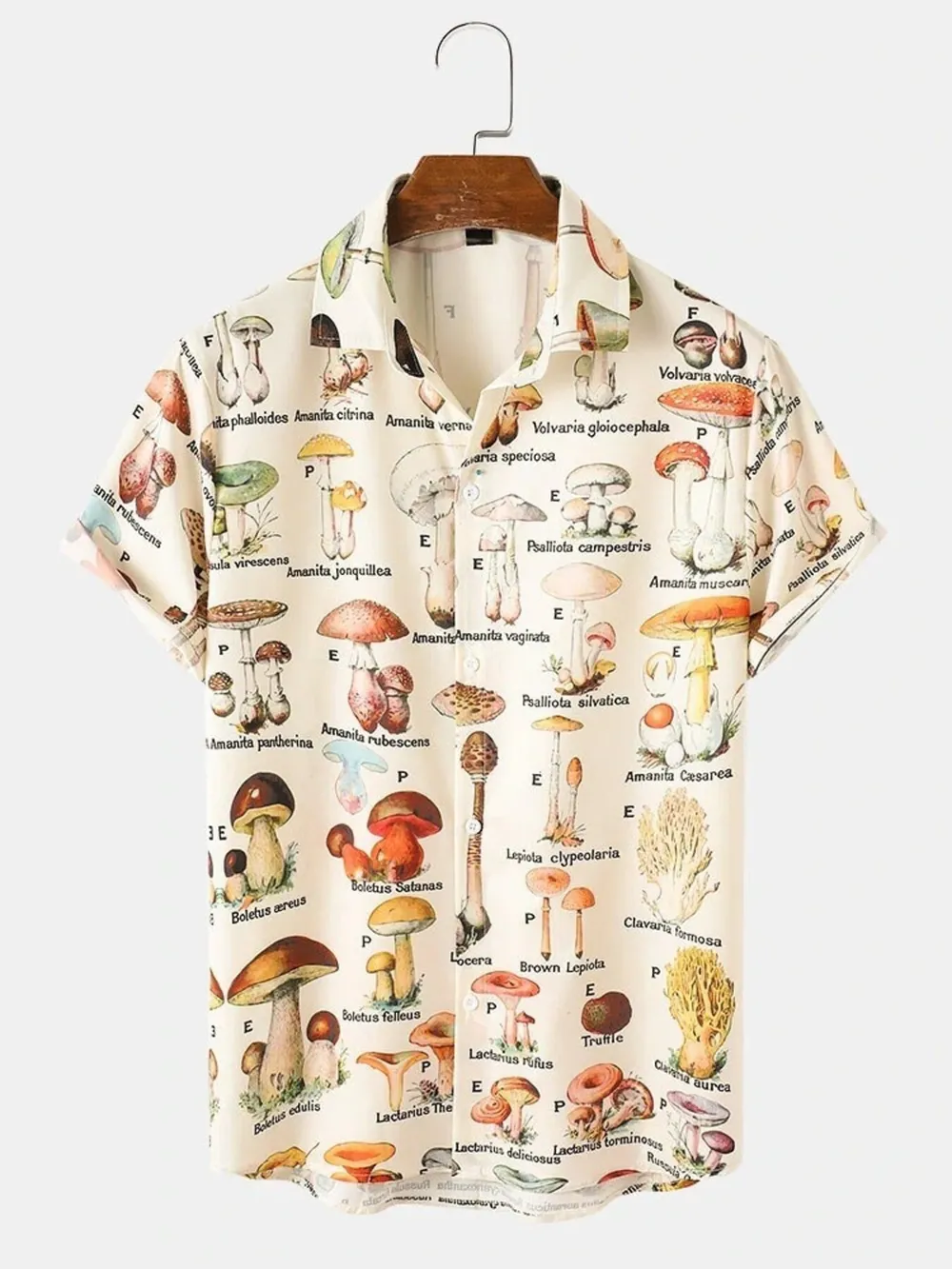 Men's Full Size Printed Button Up Shirt Plus Size, image 5