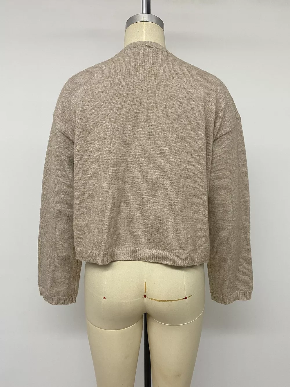 Open-Front Knit Cardigan, image 12
