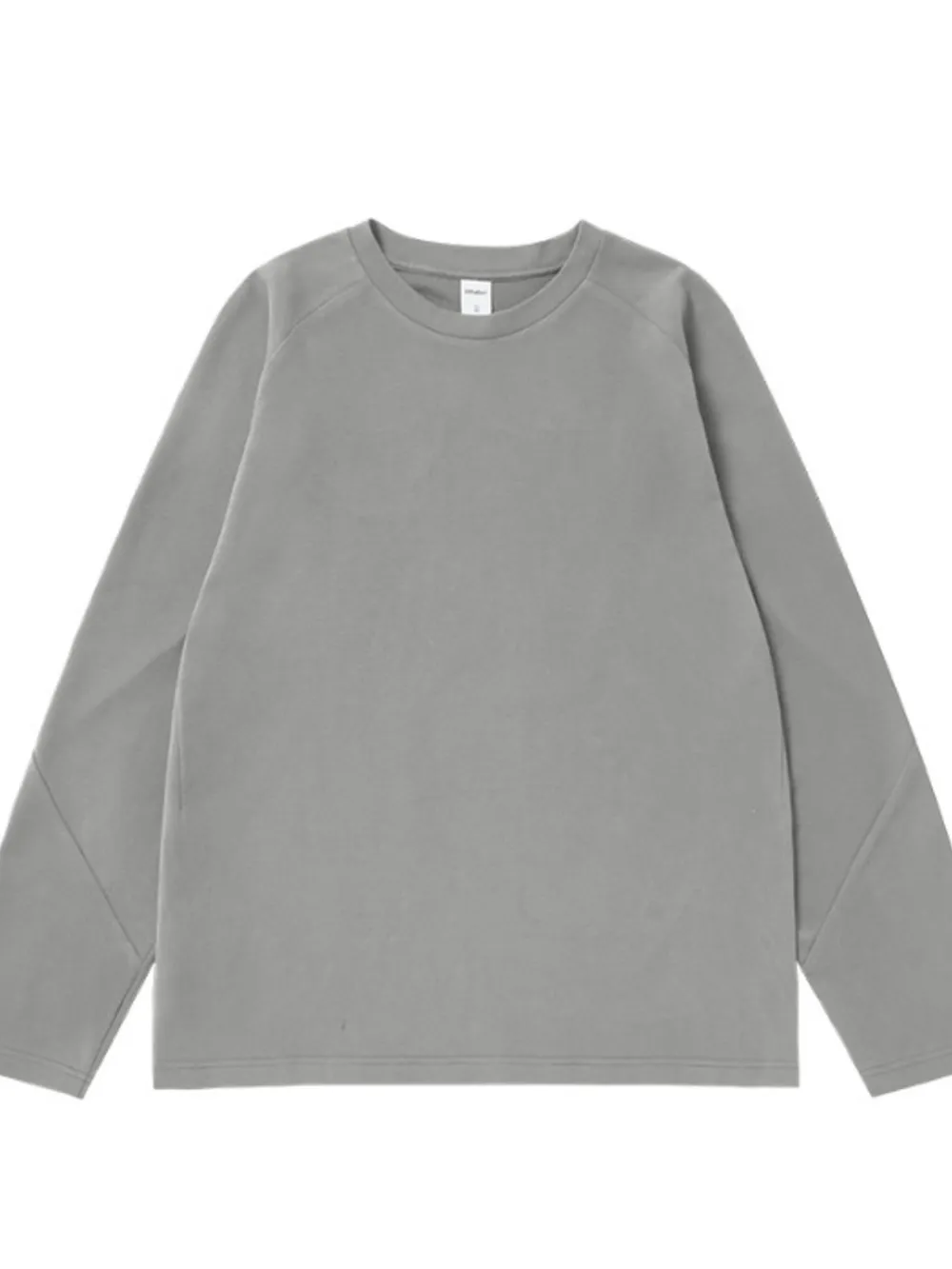 Men's Oversized Round Neck Long Sleeve T-Shirt, image 9