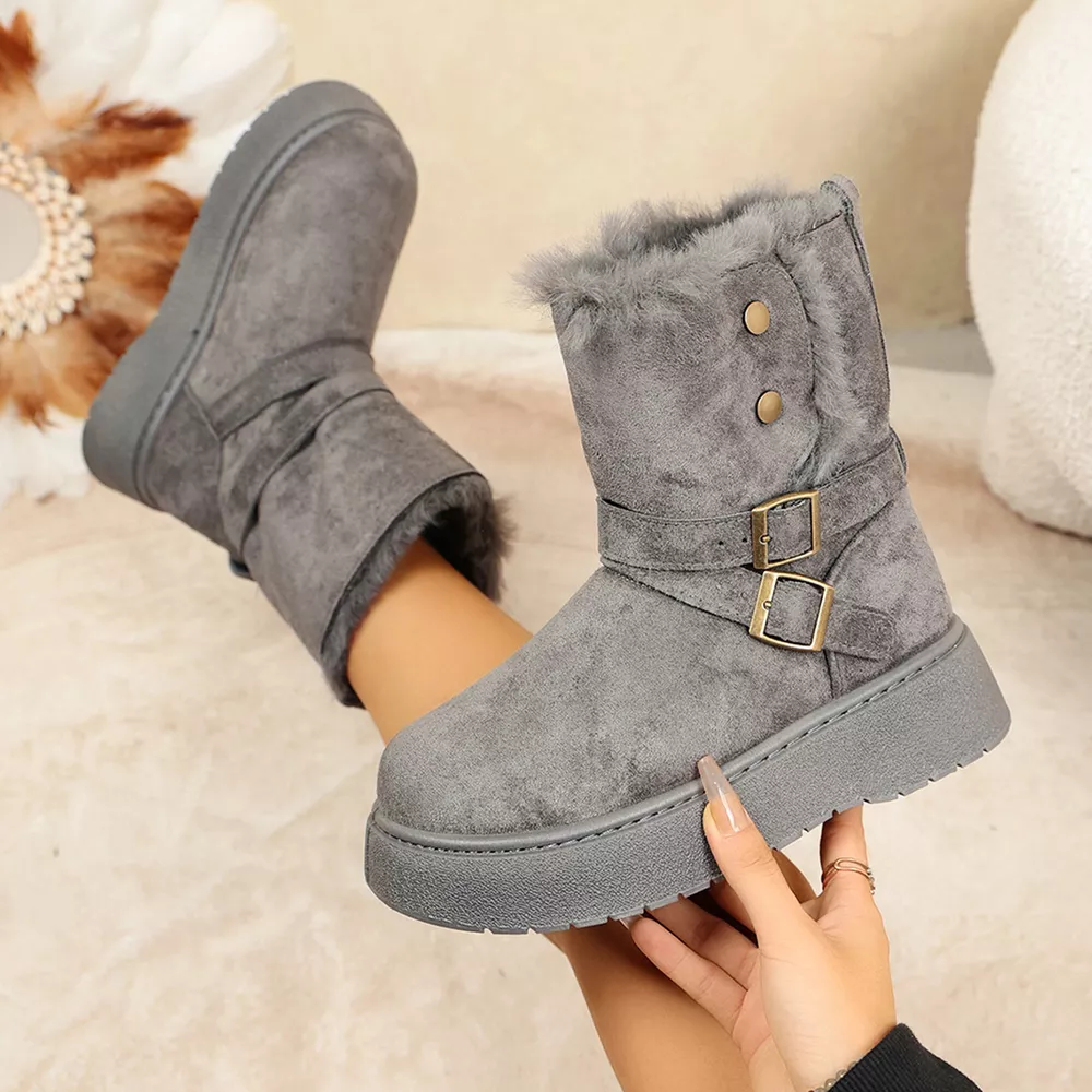 Round Toe Platform Boots, image 11