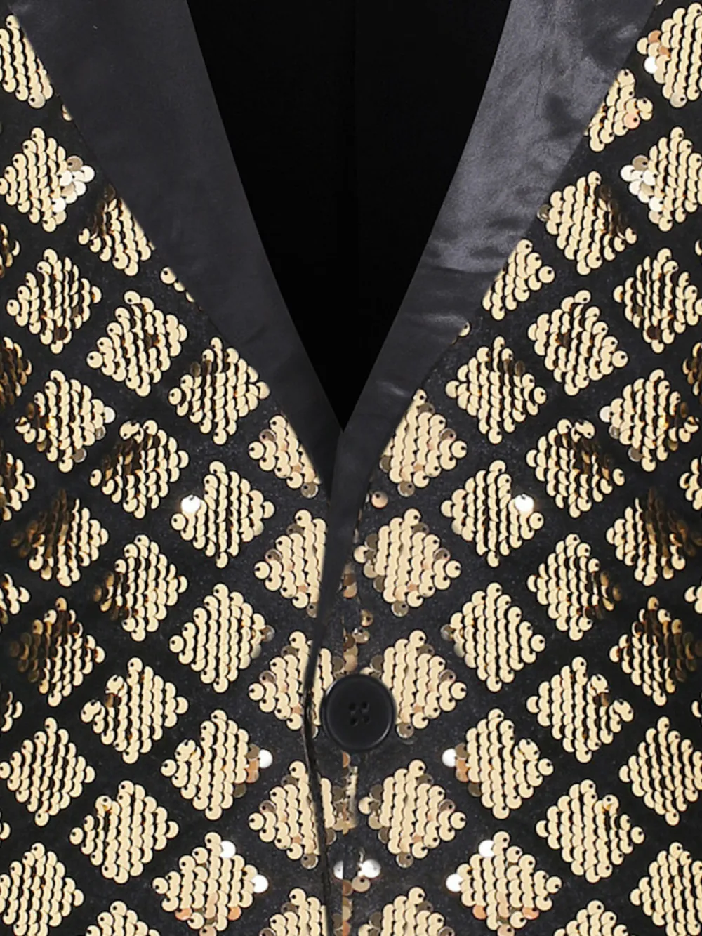 Men's Sequin One Button Blazer, image 8