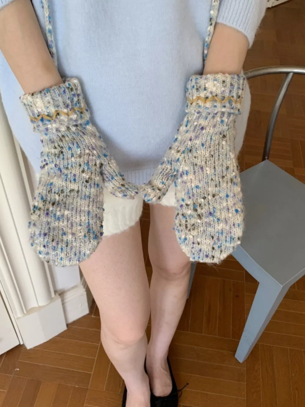 Textured Warm Mittens, image 4