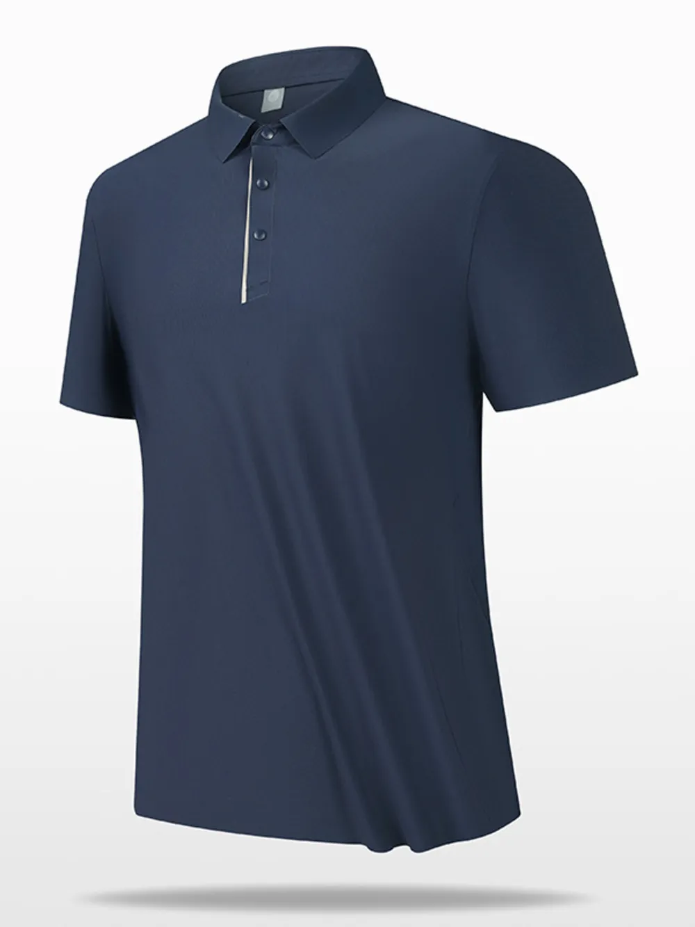 Men's Full Size Button Detail Short Sleeve Polo Plus Size, image 3