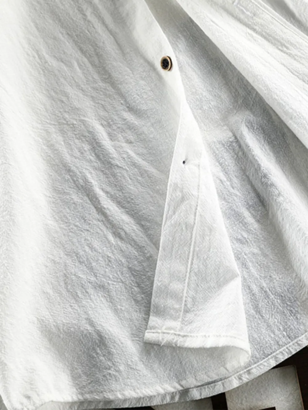 Men's Plus Size Button-Up Long Sleeve Shirt, image 5