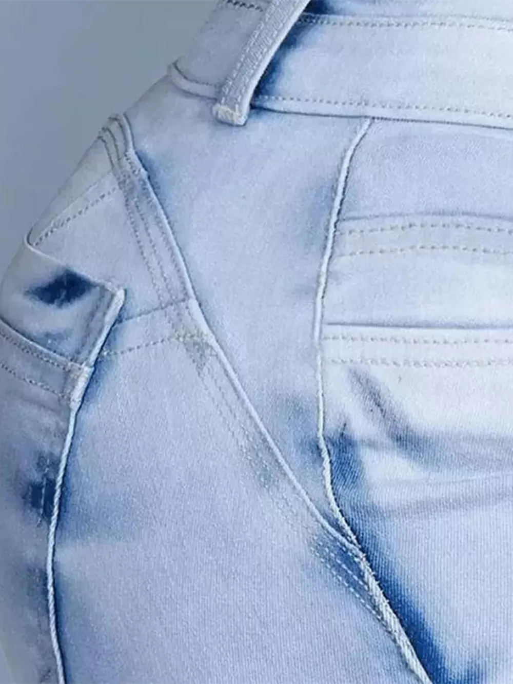 Full Size Wash High-Waisted Flare Jeans Plus Size, image 6