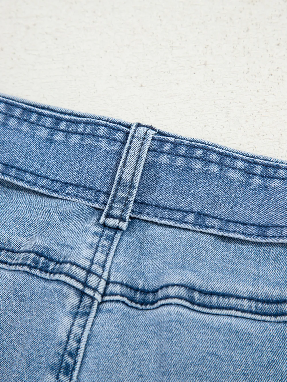 High Waisted Wide Leg Belted Jeans, image 7